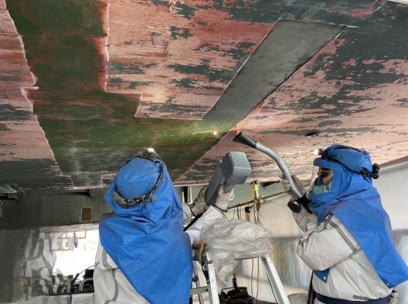 ・レーザー剥離工法